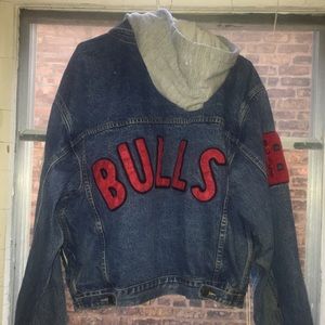 VINTAGE NBA Chicago Bulls Jean Jacket